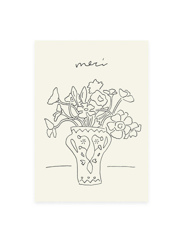 Postcard Merci