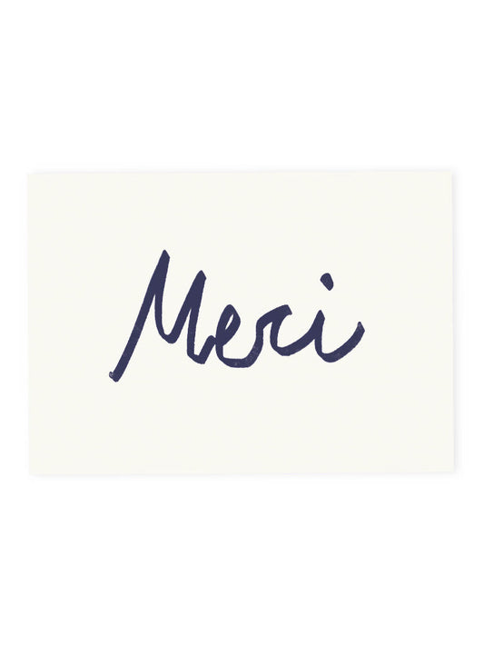 Postcard 'Merci' (risography)