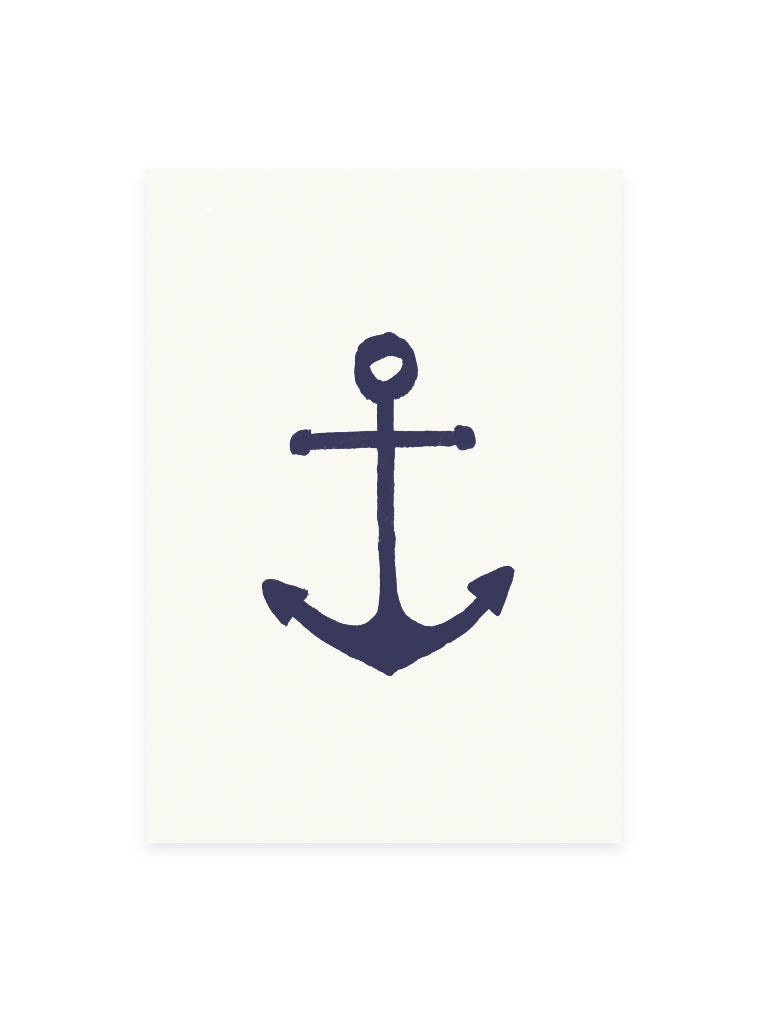 Postcard Anchor (Risography)