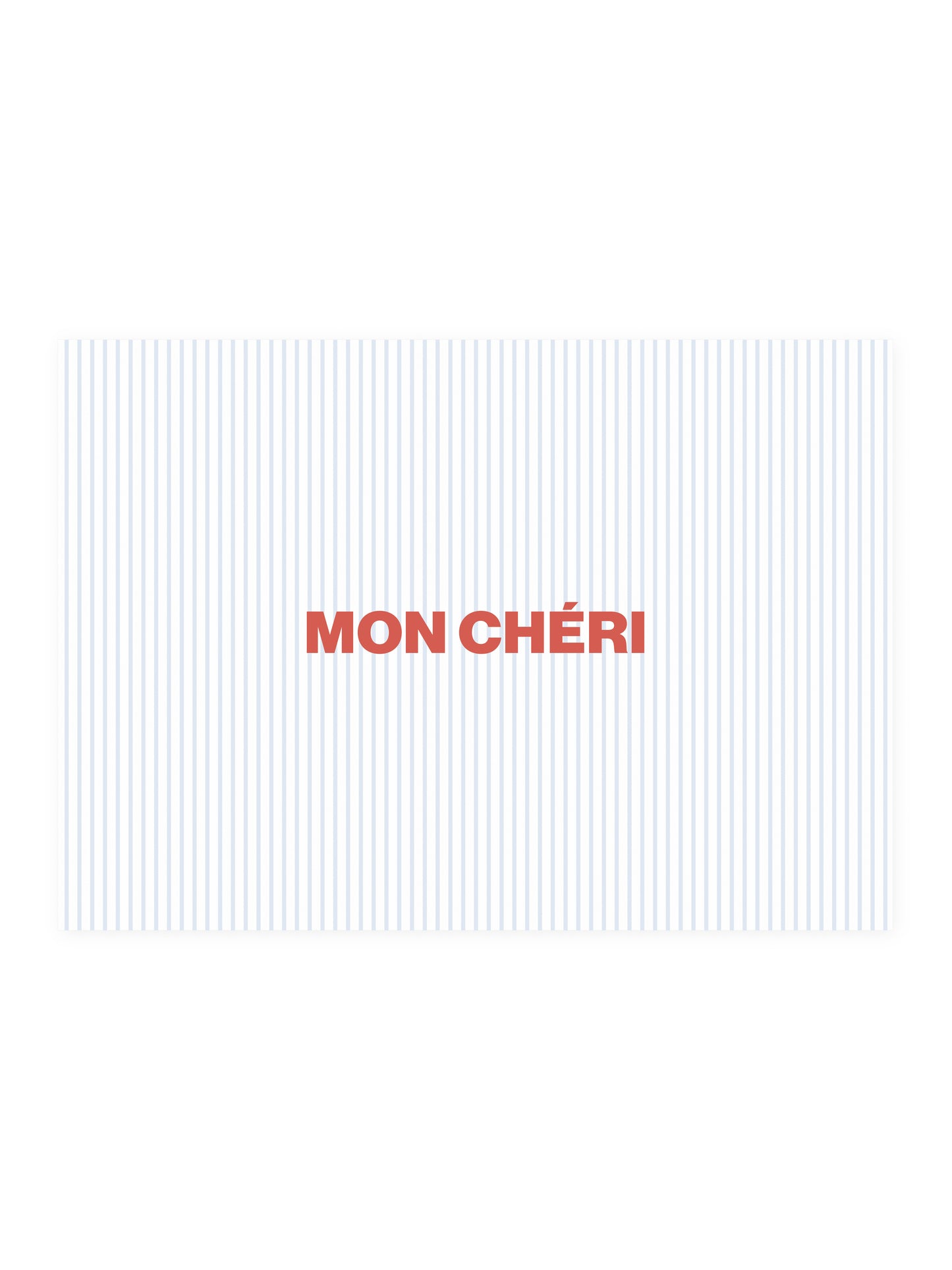 Postcard 'MON CHÉRI'