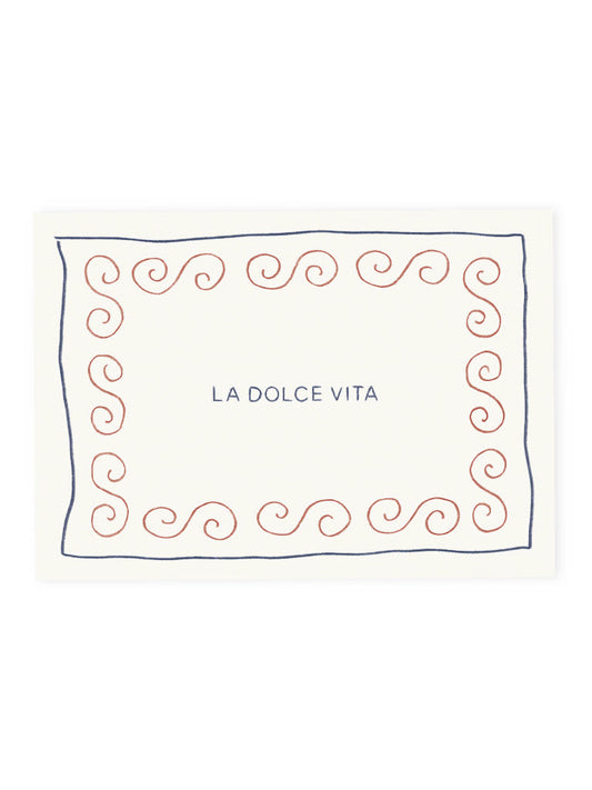 Poster 'LA DOLCE VITA' (Risograph)