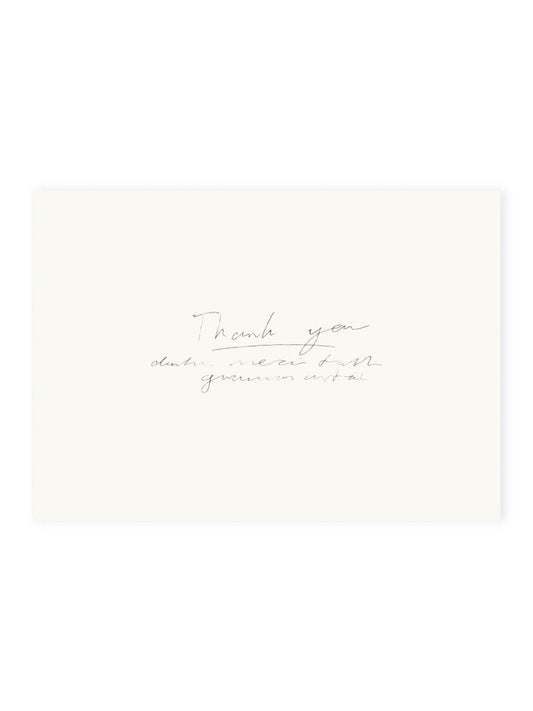 Postcard 'Thank you' (risography)