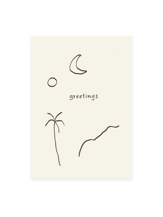 Postcard 'greetings' (risography)