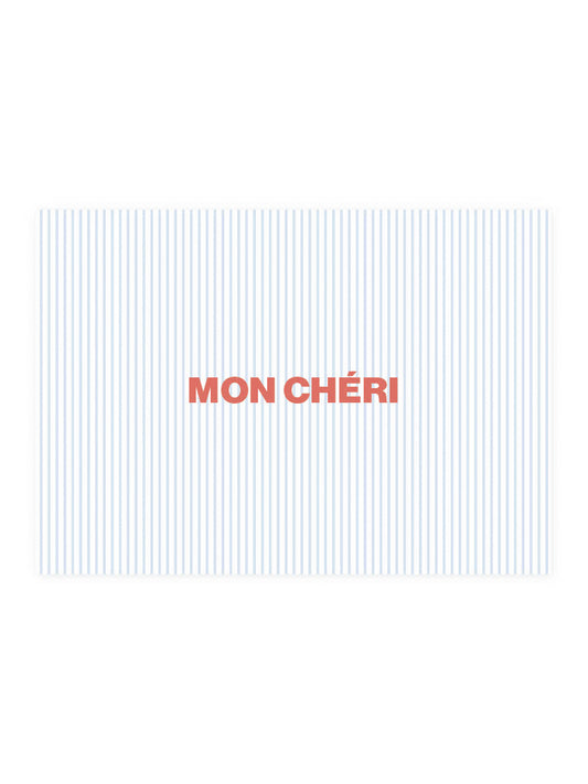 Postcard 'MON CHÉRI'